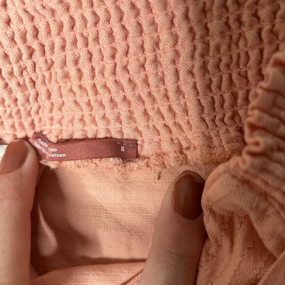 Anthropologie Pilcro Wrap Skirt Size Small Feminine‎ Spring Petal Pink Pastel - Picture 6 of 8